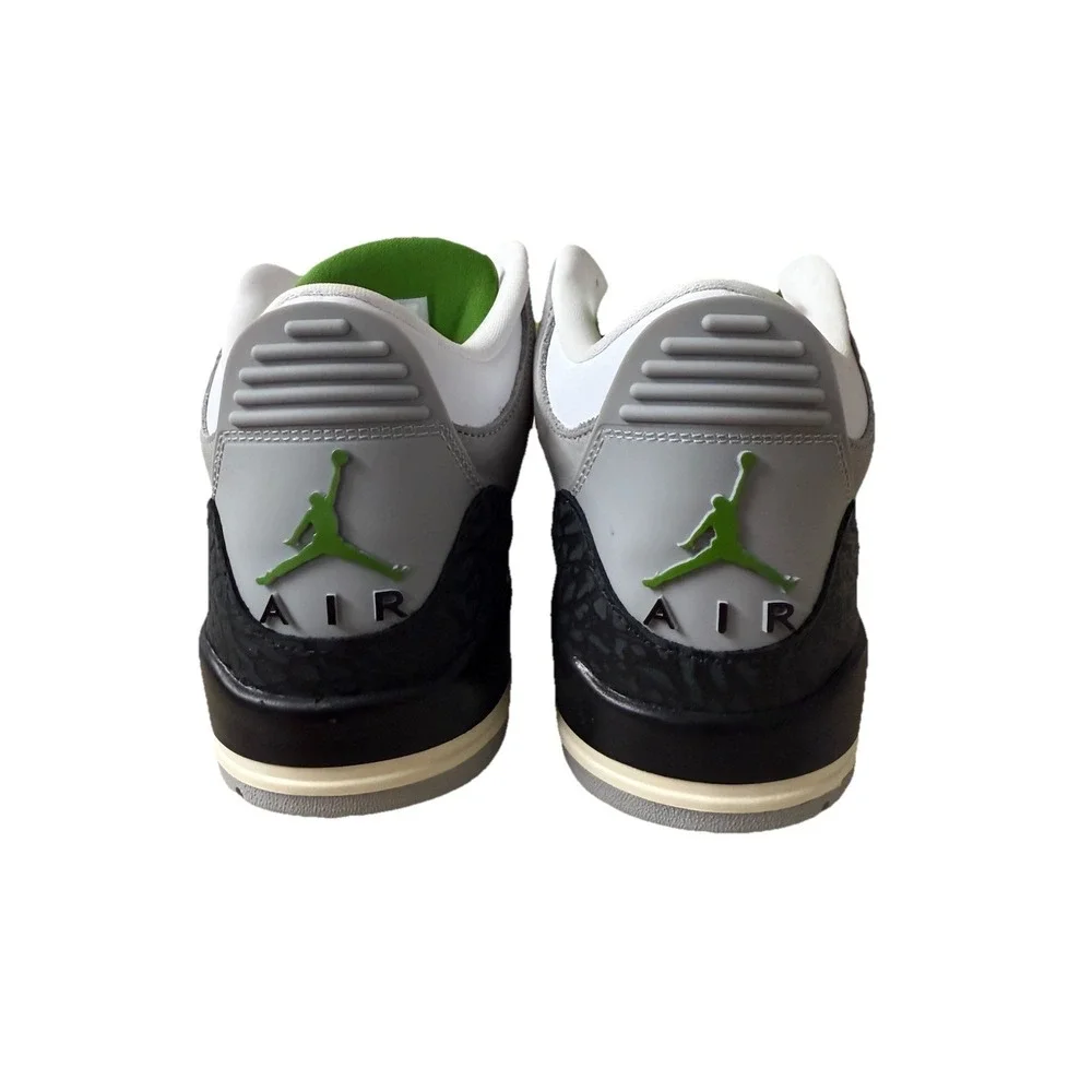 Nike Air Jordan 3 Retro Chlorophyll Grey Green | 136064-006 Size Men 10.5